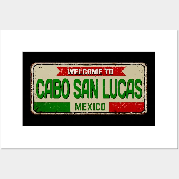 Cabo San Lucas 1981 Wall Art by Van Bouten Design